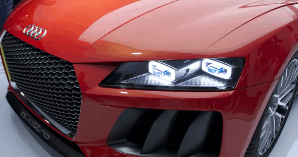 Audi Headlight And Taillight Damage