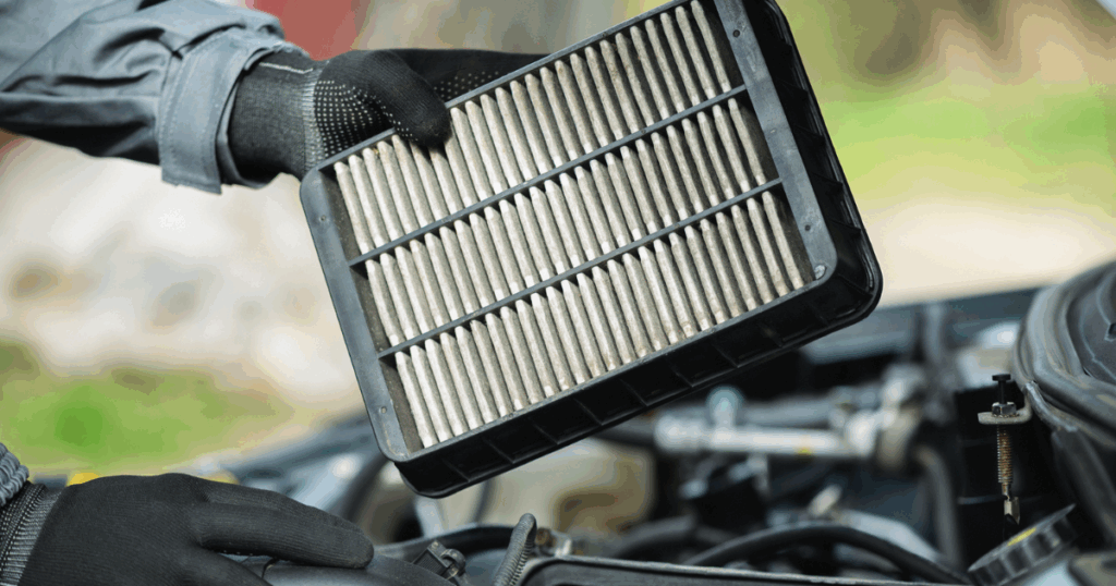 Dirty or Clogged Air Filter Appearance