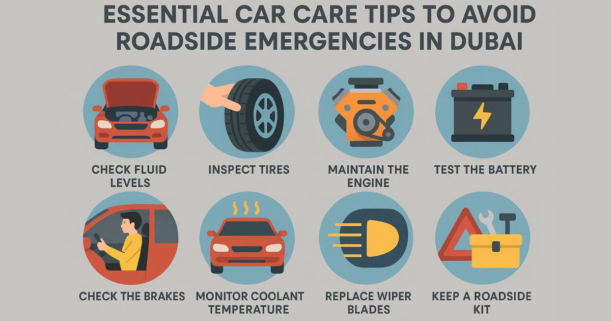 Essential Car Care Tips To Avoid Roadside Emergencies in Dubai