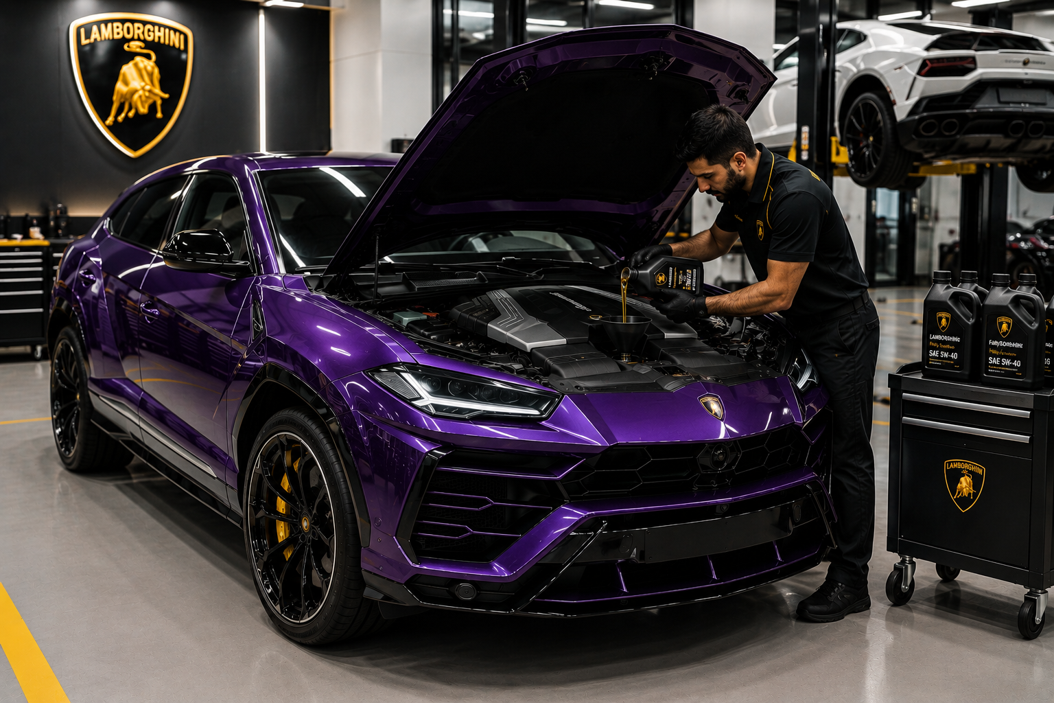 Bentley Bentayga engine service in Dubai at Protone Auto Care.